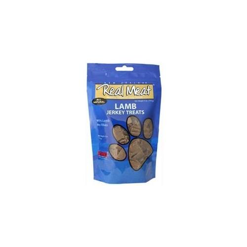 THE REAL MEAT COMPANY 828010 Dog Jerky Lamb Treat, 12-Ounce