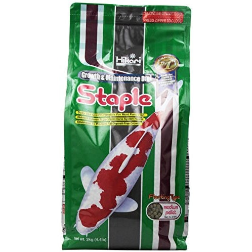 Hikari 4.4-Pound Staple Floating Pellets for Koi and Pond Fish, Medium