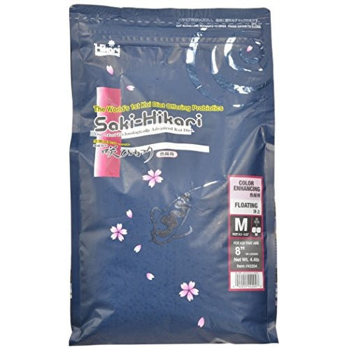 Saki-Hikari 4.4-Pound Color Enhancing Floating Pellets for Pets, Medium