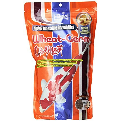 Hikari 17.6-Ounce Wheat Germ Floating Pellets for Pets, Medium