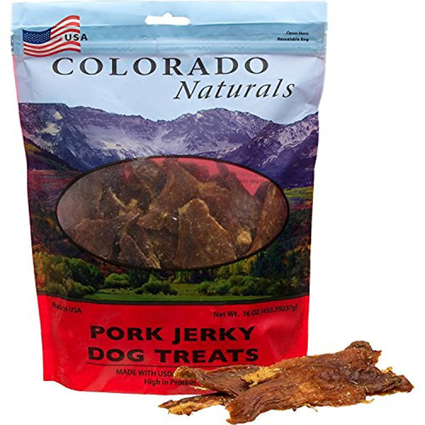 Colorado Naturals Pork/Ham Jerky Dog Treats - 16 ounces
