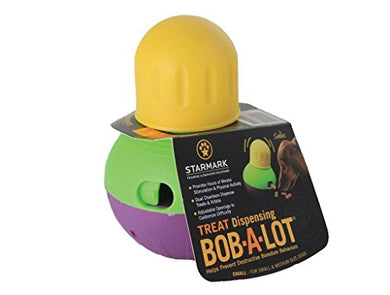 StarMark Hot Bob-A-Lot Interactive Dog Toy, Small, New