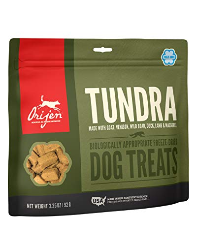 ORIJEN Freeze-Dried Dog Treats, Tundra, Biologically Appropriate & Grain Free 3.25oz