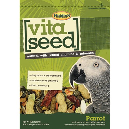 Higgins Vita Seed Natural Parrot 5 lb, Large