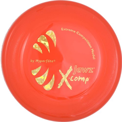 Hyperflite Jawz Competition Dog Disc 8.75 Inch, Worlds Toughest, Best Flying, Puncture Resistant, Dog Frisbee, Not a Toy Competition Grade, Outdoor Flying Disc Training Orange