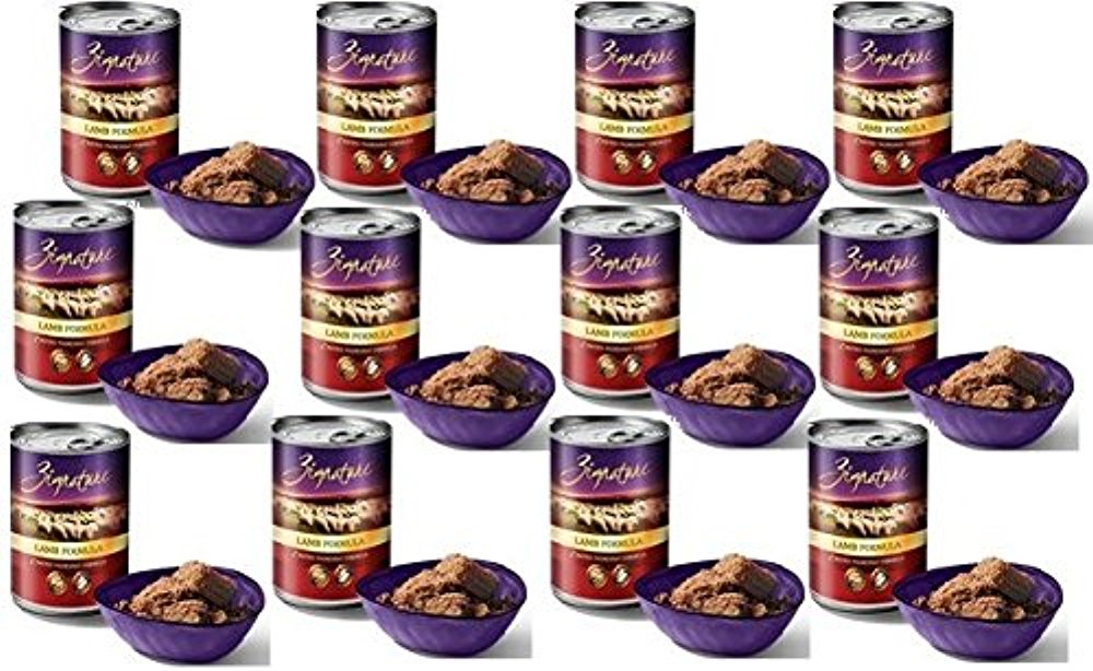 Zignature Grain-Free Lamb Canned Dog Food 13 Ounces each (12 Pack)
